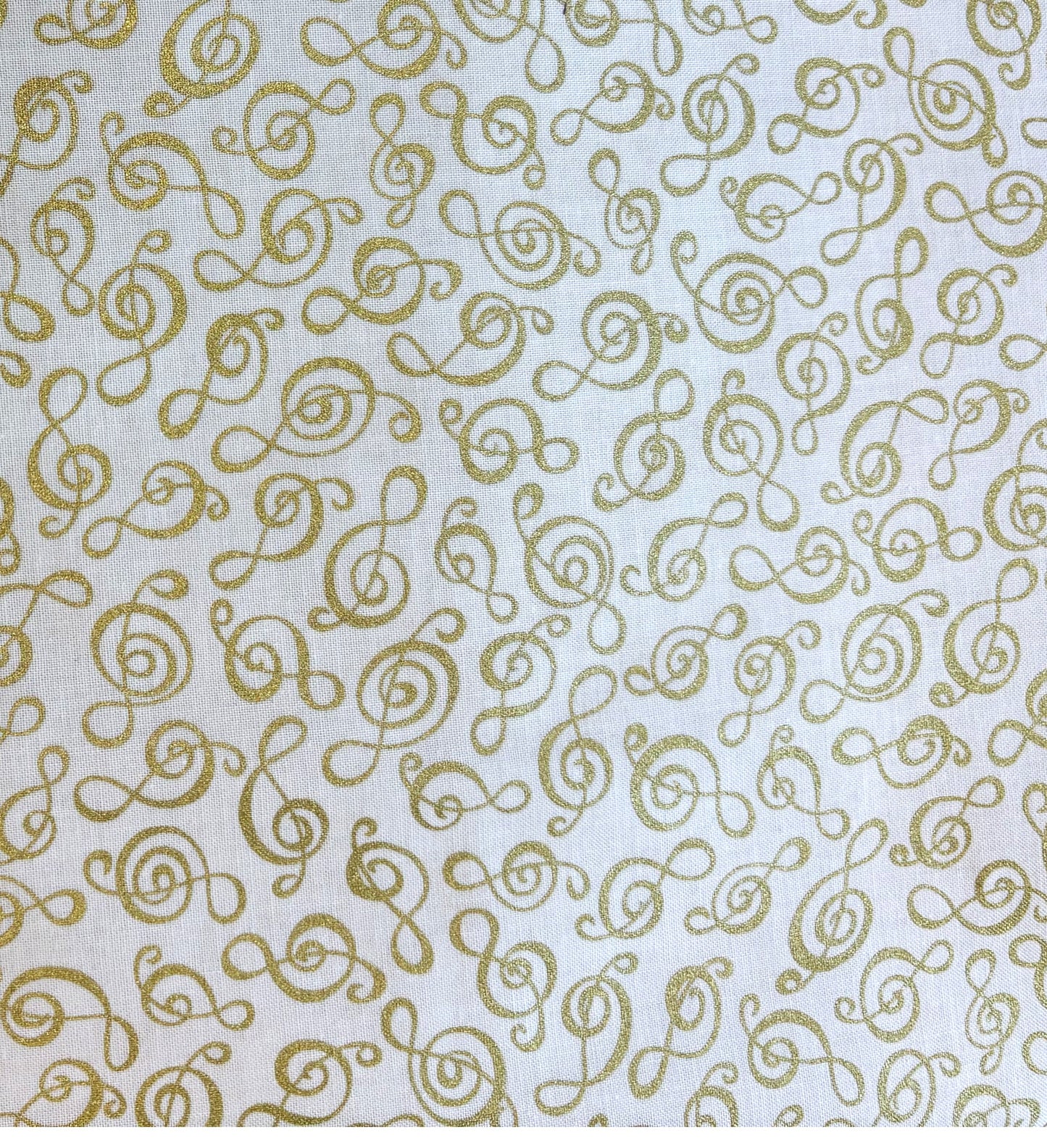 Metallic Music Clef