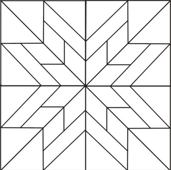 EZ Blocks Eight-Pointed Star 8"