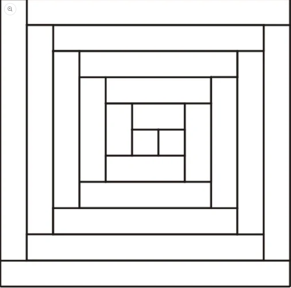 EZ Blocks 8" Log Cabin