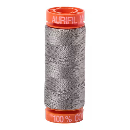 Earl Gray Embroidery Thread Solid 50wt 220yds Mako Cotton