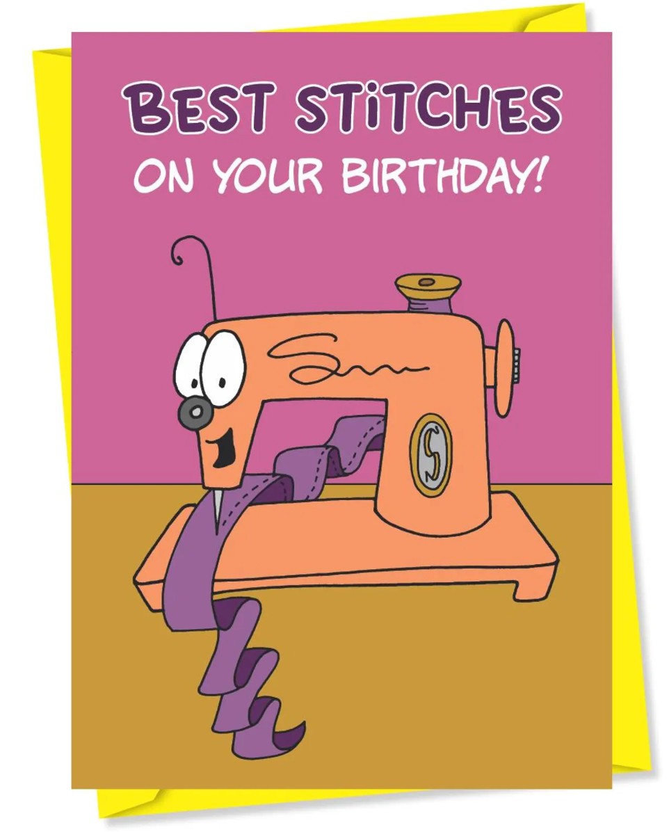 By The Yard Best Stitches on Your Birthday Birthday Greeting Card