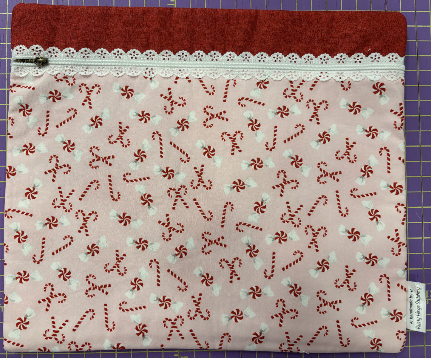 Candy Cane Project Bag