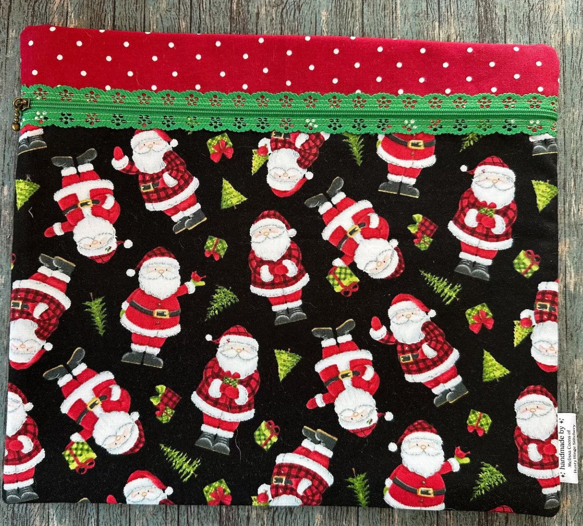 Santa and Trees Project Bag