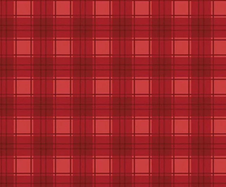 Evergreen Wishes Red Plaid