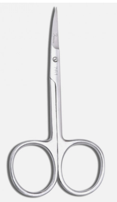 3.5" Large Ring Stitch Scissors Curved