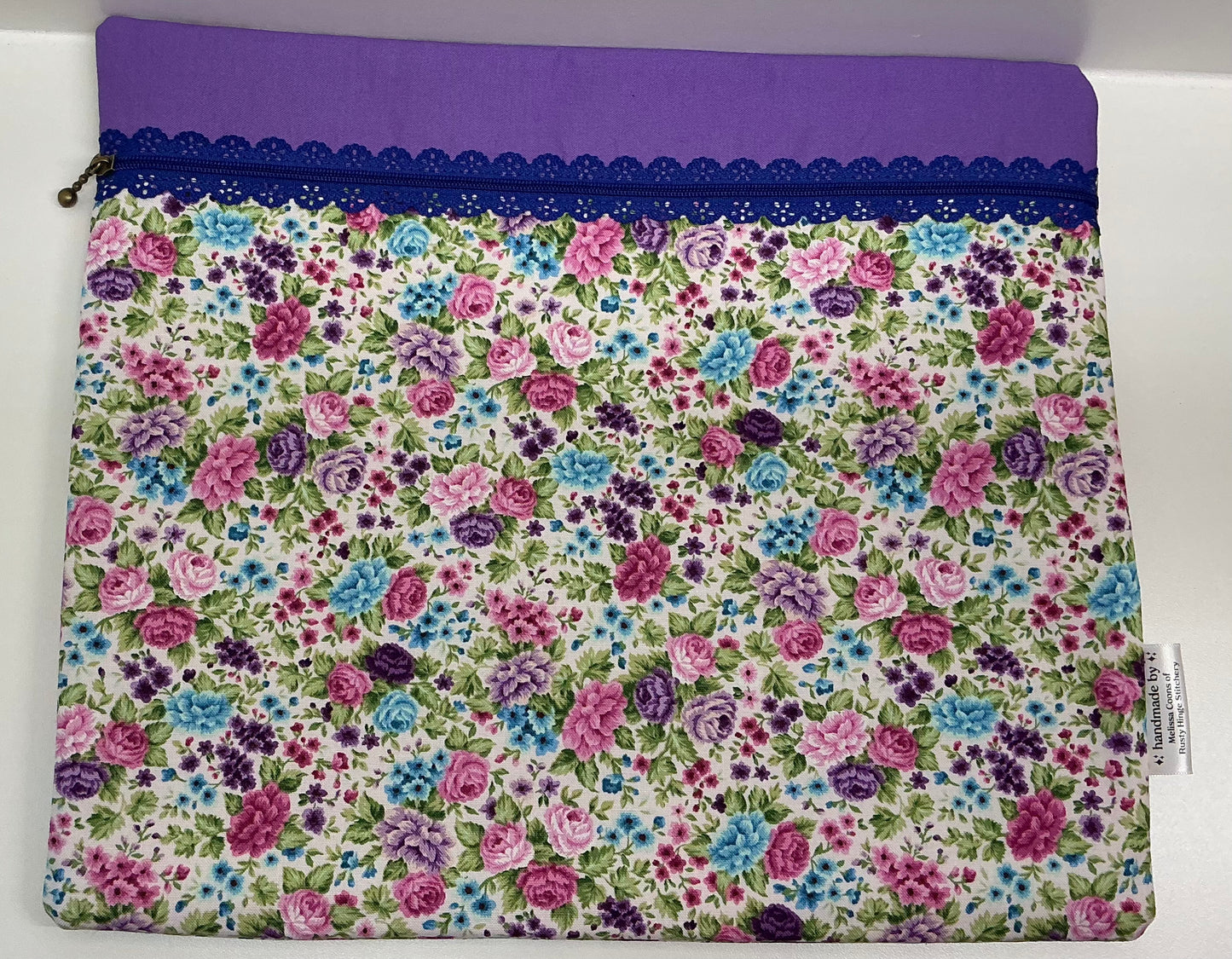 Pink & Purple Flowers Project Bag