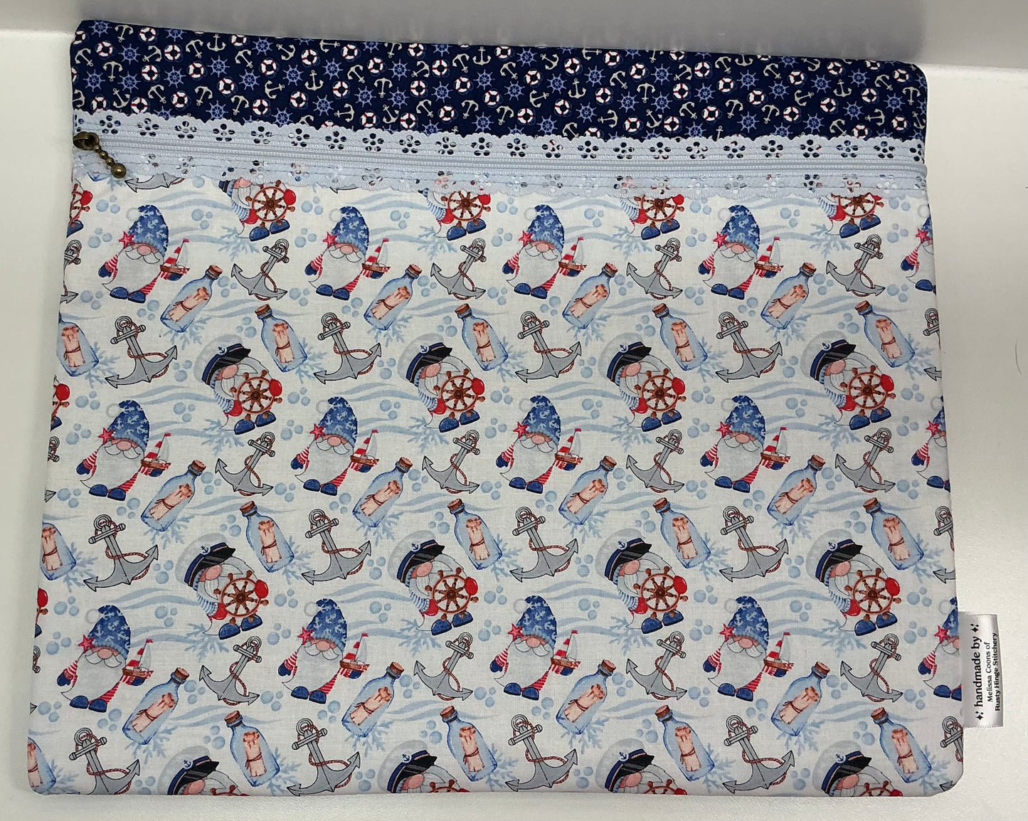 Patriotic Sailor Gnome Project Bag