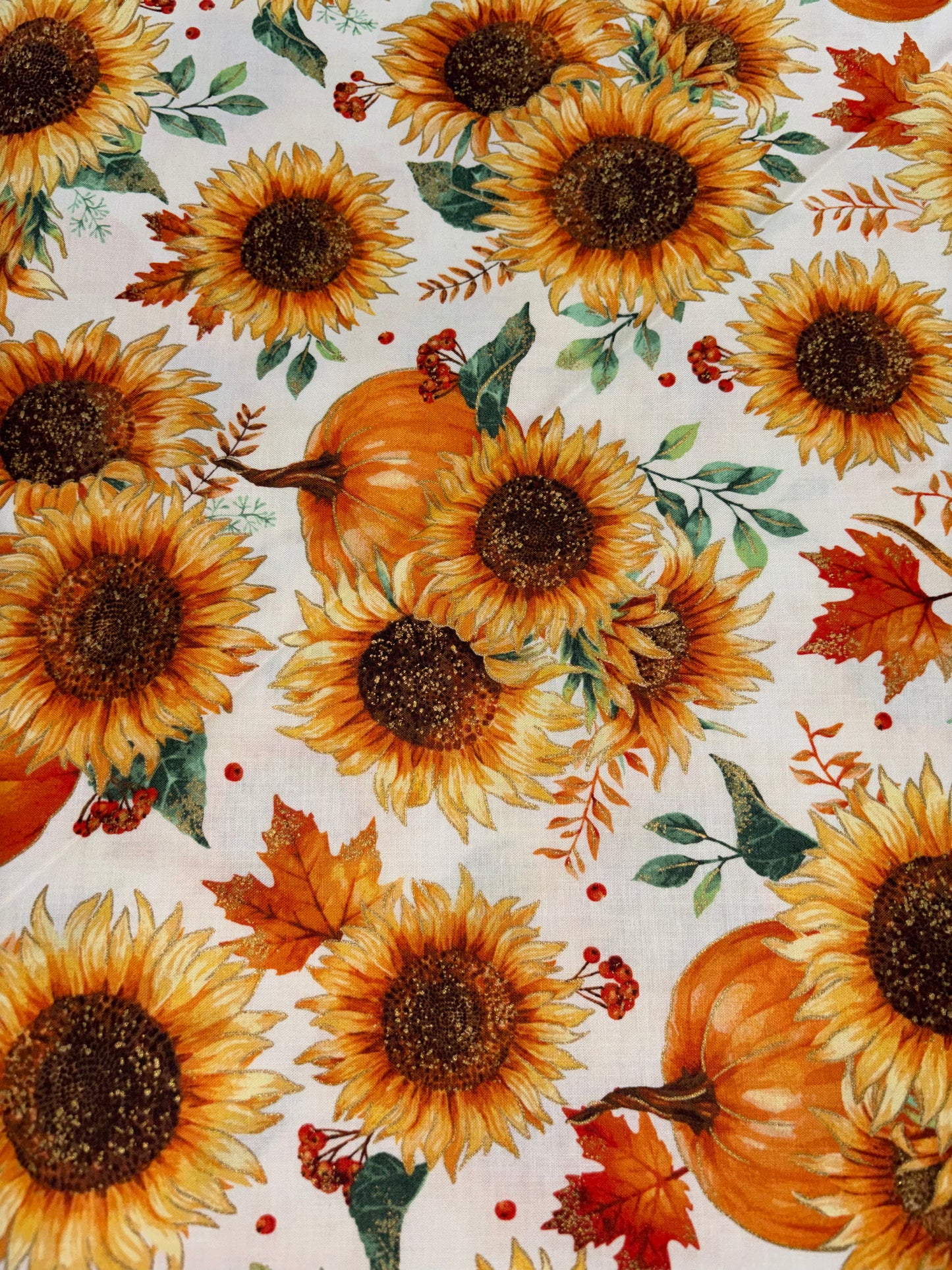 Harvest Sunflowers & Pumpkins