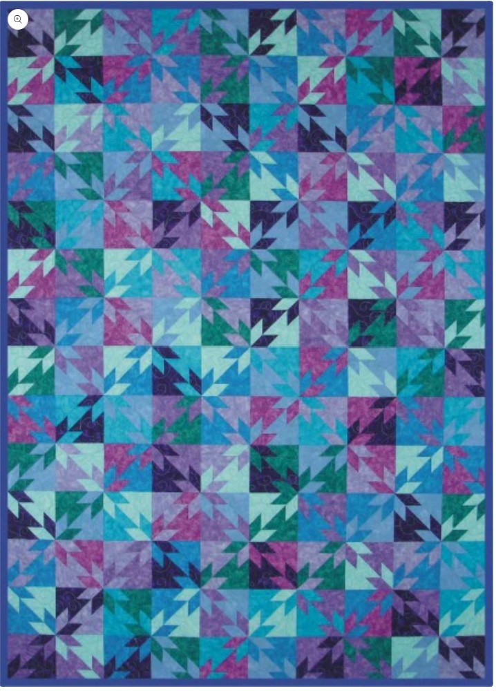 EZ Patterns Hunter Star Quilt 60"x84"