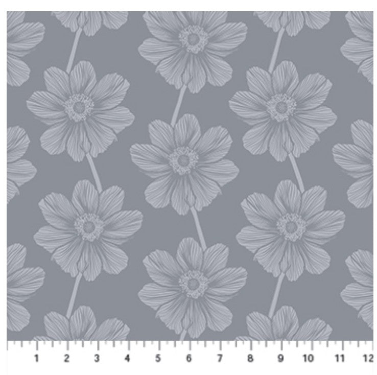 Anna Maria Textiles Indelible Soft Anemone Overcast