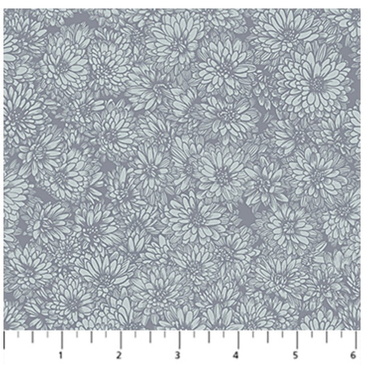 Anna Maria Textiles Indelible Soft Mums Stone