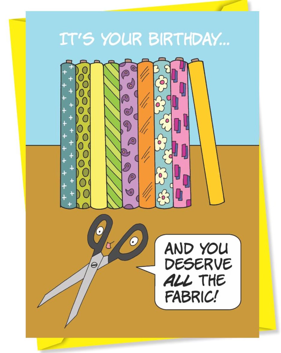 By The Yard It's Your Birthday Birthday Greeting Card