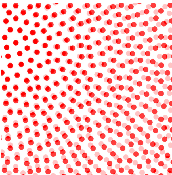 Festive red dots