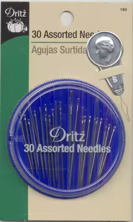 Dritz Assorted Hand Needles with Threader in Dispenser 30ct