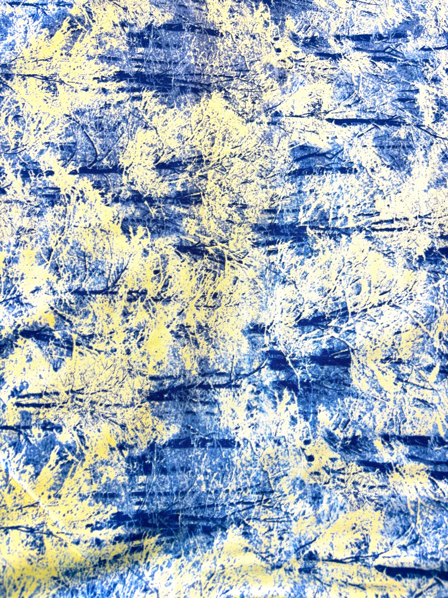 Winter Trees Slate Blue