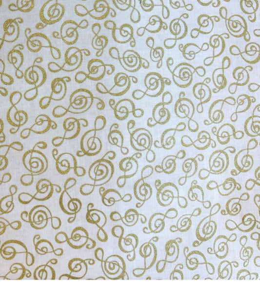 Metallic Music Clef