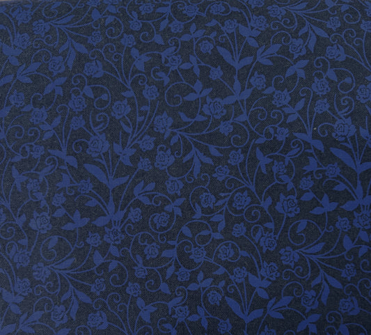 Tone on Tone Navy Floral