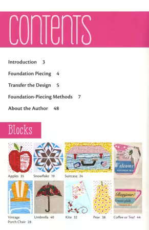 Paper Piecing Handy Pocket Guide