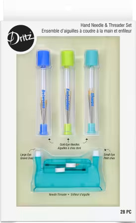 Hand Needles and Threader Set