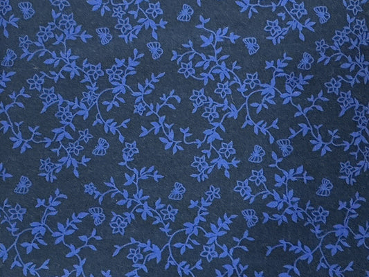 Tone on Tone Blue Vines