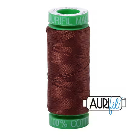 Mako Cotton Embroidery Thread 40wt 164yds Chocolate