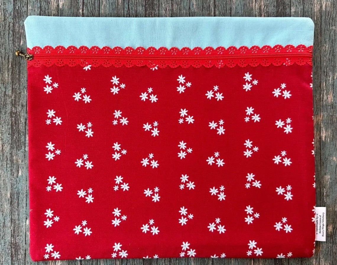 Americana Red Flower 250th Anniversary Project Bag