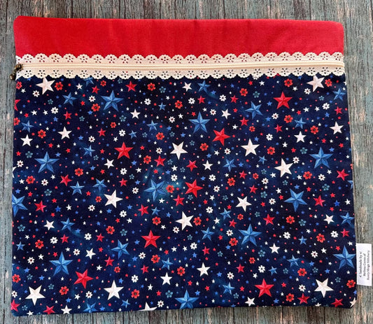 Americana Patriotic Stars 250th Anniversary Project Bag