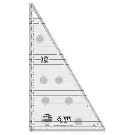 Half Sixty Triangle Creative Grids Quilt Ruler