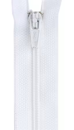 Robe Zipper 36in White