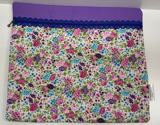 Pink & Purple Flowers Project Bag