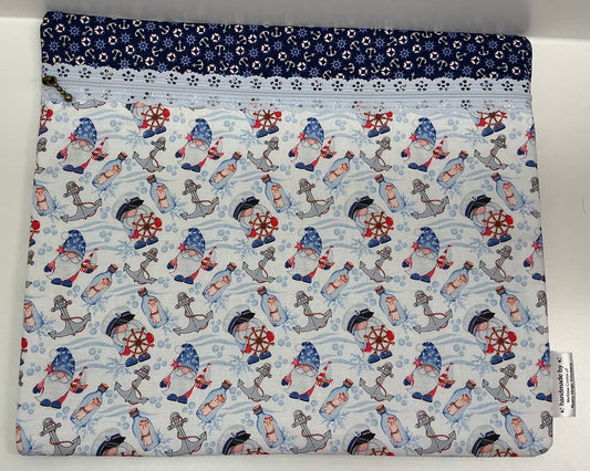 Patriotic Sailor Gnome Project Bag