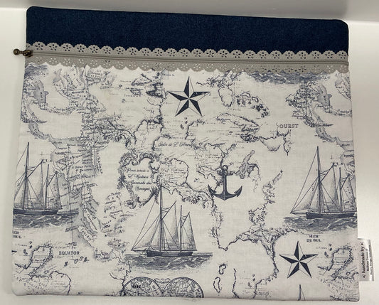 Old Map Project Bag