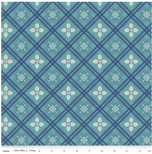 Wideback 3 yards - Home Town Holiday Raindrop