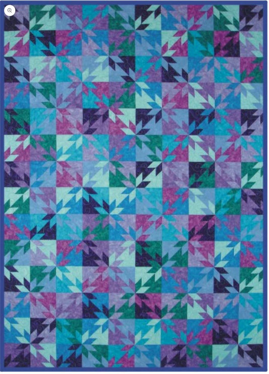 EZ Patterns Hunter Star Quilt 60"x84"