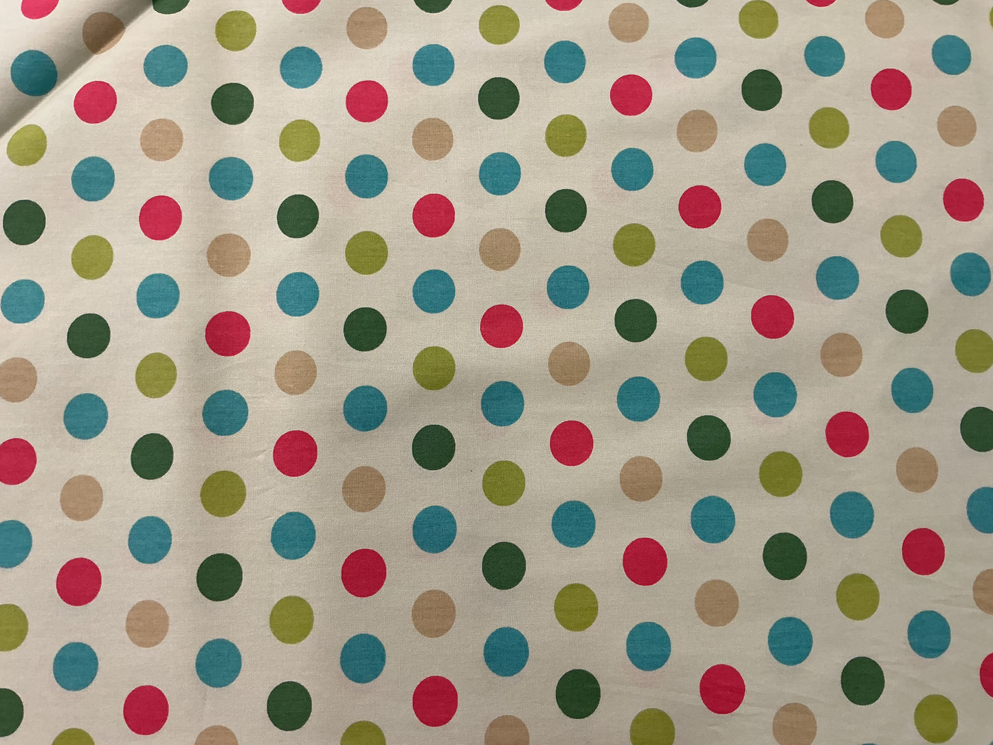 60” Wideback - Green Multi Dot
