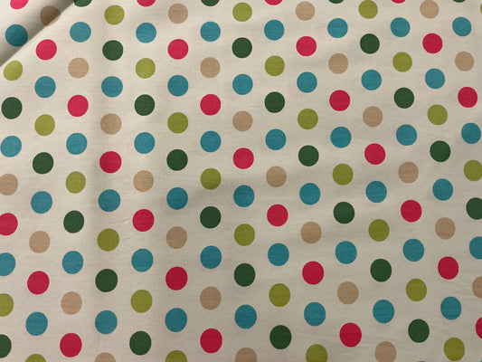 60” Wideback - Green Multi Dot