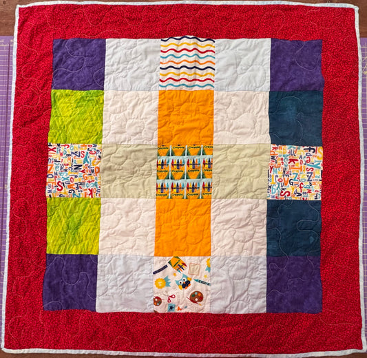 Crayola Crib Quilt