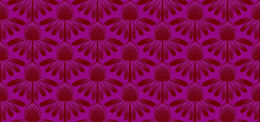 Anna Maria Textiles Indelible Coneflower Magenta