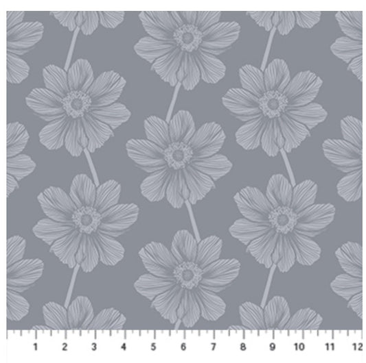 Anna Maria Textiles Indelible Soft Anemone Overcast