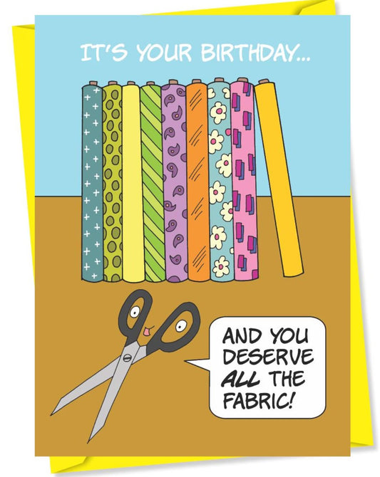 By The Yard It's Your Birthday Birthday Greeting Card