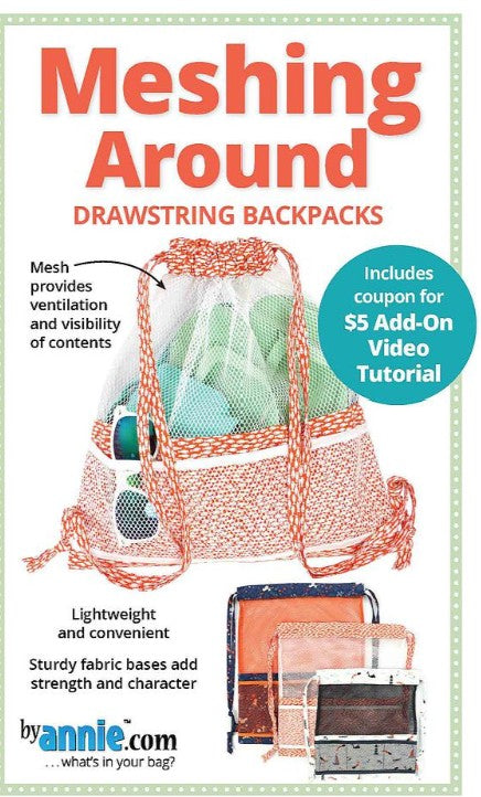 Meshing Around Drawstring Backpacks