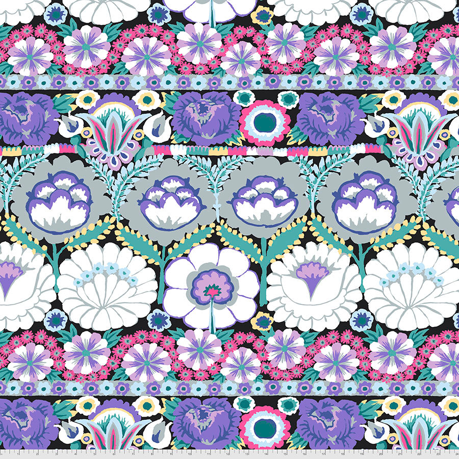 Embroidered Flower - Contrast