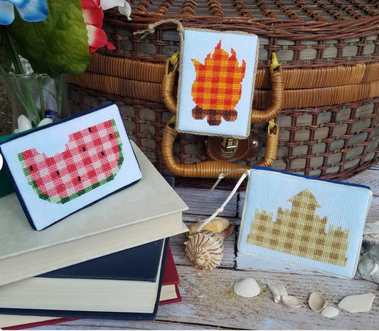 KEB Studio Creations Plaid Summer Cross Stitch Pattern