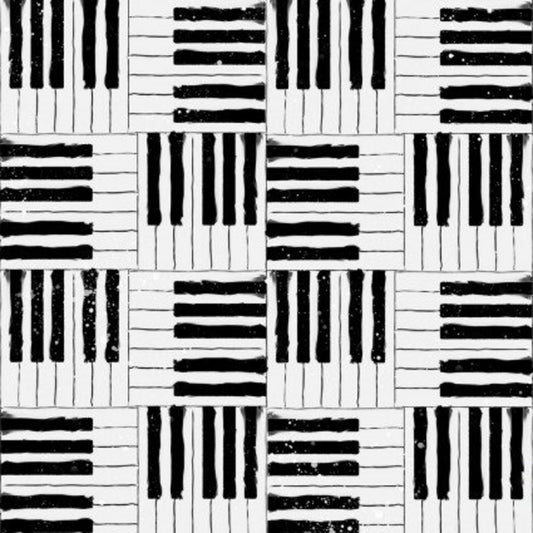 Rhythm and Hues Paint Keys Black White