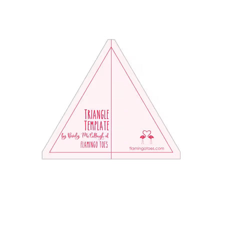 Triangle and Half Hexie Template by Beverly McCullough