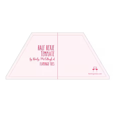 Triangle and Half Hexie Template by Beverly McCullough