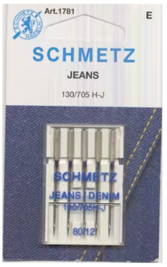Schmetz Denim/Jeans Machine Needle Size 12/80