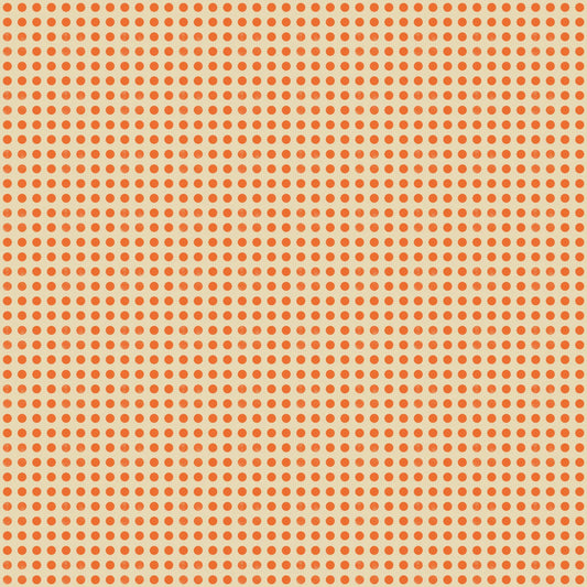 Spooktactular Distressed Dot Orange