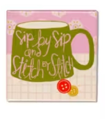 Stitch By Stitch Magnet