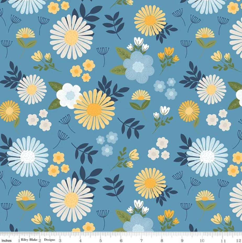 Sunshine & Dandelions Blue